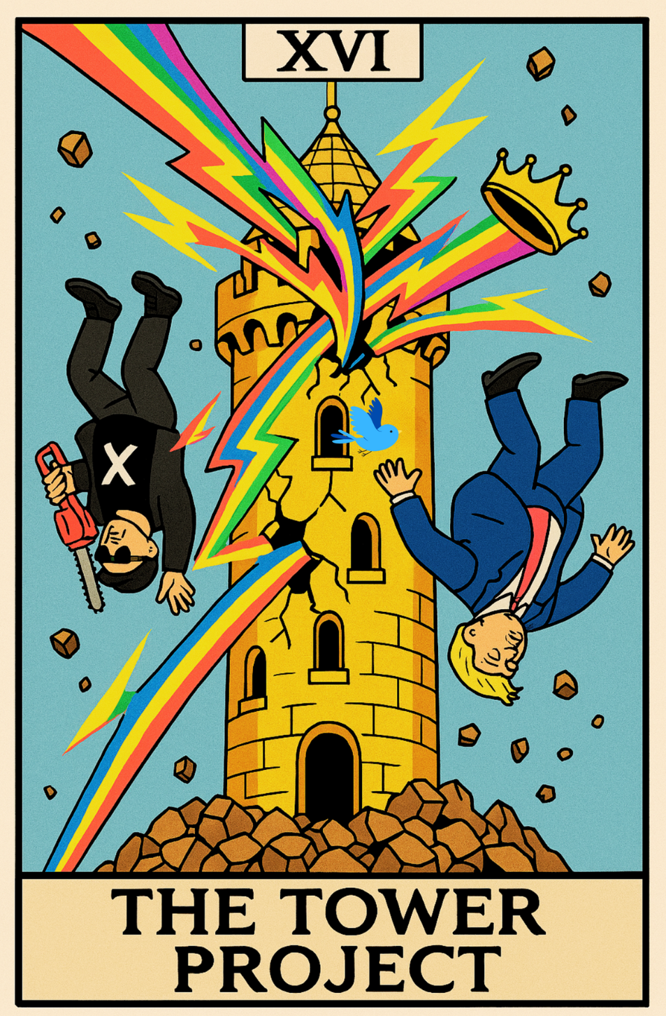 The Tower Project Tarot Poster